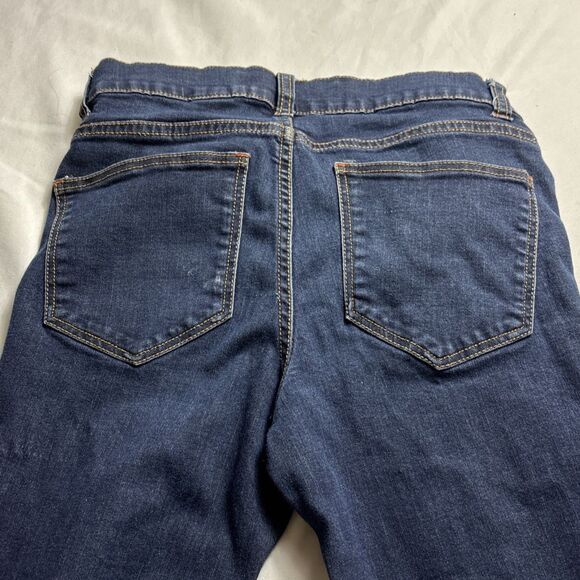 Size 4 Denim Lot 2 Pair Jeans 1 Shorts  Dark Wash Skinny High Rise Bundle BL - Picture 12 of 16